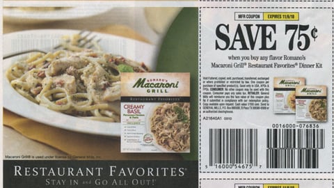 General Mills 'Restaurant Favorites' FSI