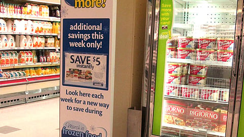Stop & Shop 'Frozen Food Month' Signage
