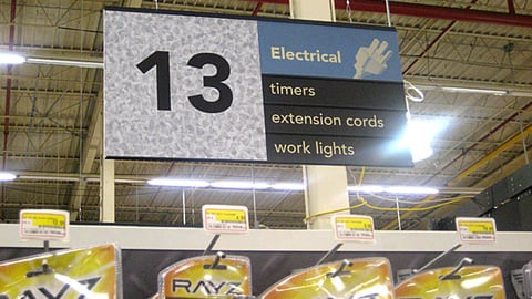 Destination True Value Aisle Directory