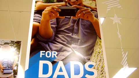 Target Father's Day Ceiling Sign