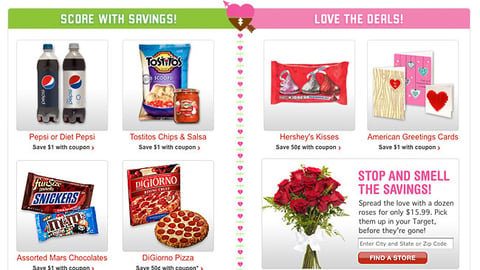 Target 'Valenbowl' Microsite