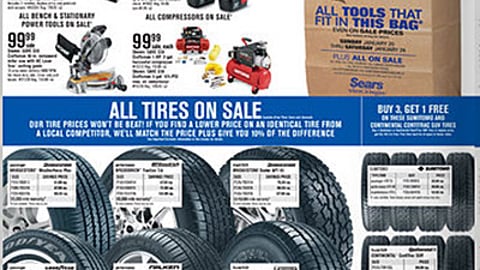 Sears 'Great Bag Sale' Feature