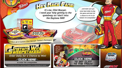 Totino's 'Get Behind the Wheel' Website