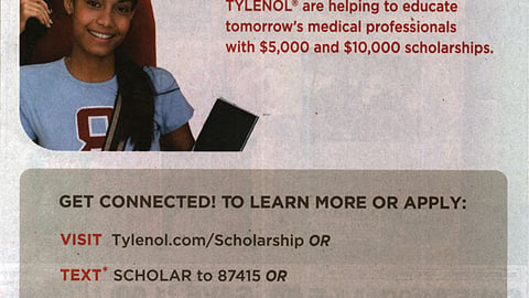 Tylenol Scholarship Fund FSI