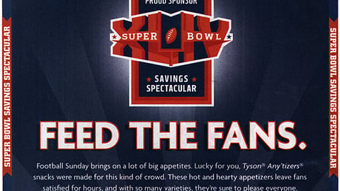 Tyson 'Feed the Fans' FSI
