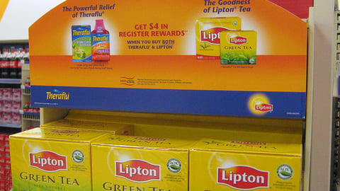 Theraflu Lipton 'Register Rewards' Power Wing