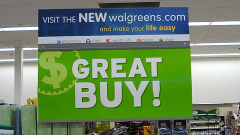 Walgreens 'New' Website Endcap Header