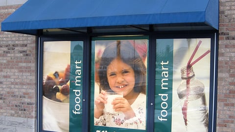 Walgreens 'Food Mart' Window Posters
