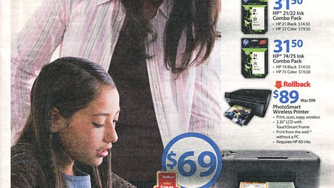 Walmart HP Ink Pack Ad