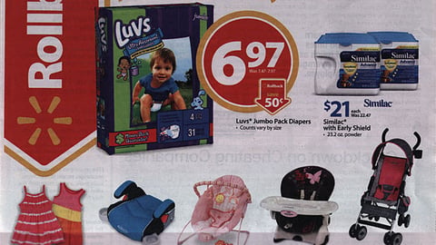 Walmart 'Baby Brands' Co-Op Ad