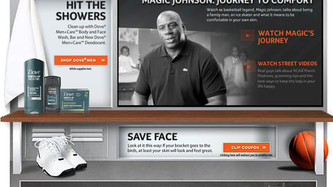 Walmart Dove Men+Care Microsite