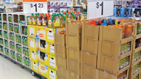 Walmart Beverage Cut Cases