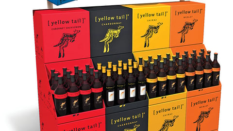 Yellow Tail Umbrella Case Stacker