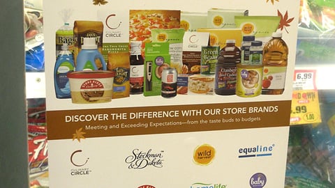 Acme Store Brands Cooler Sign