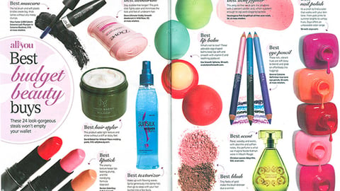 'All You' 'Budget Beauty Buys' Ad