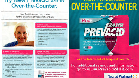 Prevacid 'New at Walmart' Ad