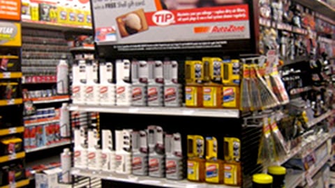 AutoZone Gumout Gas Sweepstakes Endcap