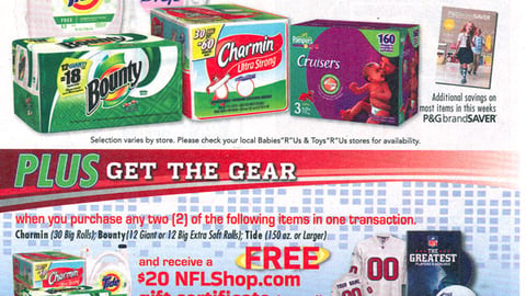 Procter & Gamble Toys "R" Us 'brandSaver' FSI