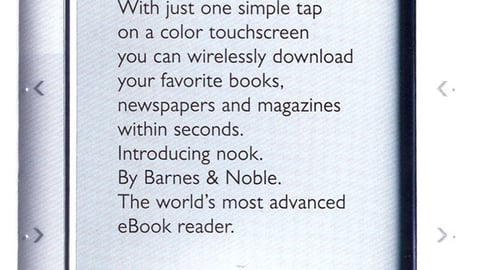 Barnes & Noble Nook Brochure Cover