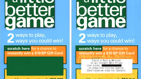BP 'A Little Better' Game Card