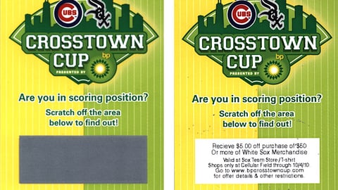 BP 'Crosstown Cup' Game Card