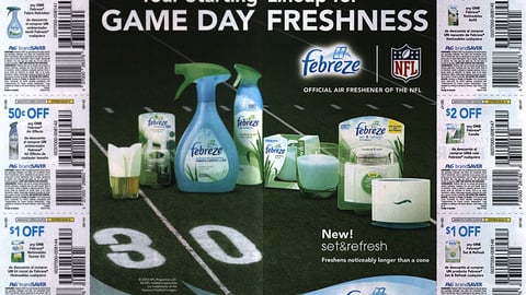 Febreze 'Game Day Freshness' FSI