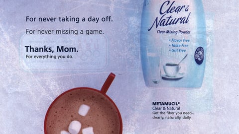 Metamucil Clear & Natural 'ChefsBest' FSI