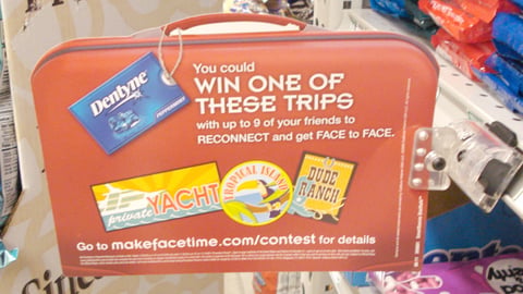Dentyne Contest Shelf Talker