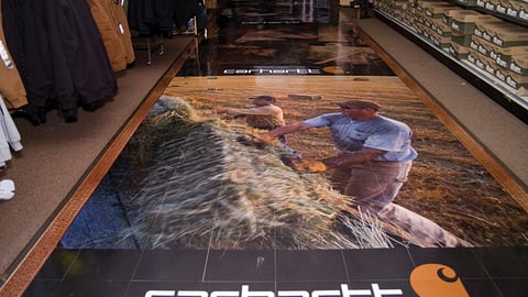 Carhartt Floor Cling