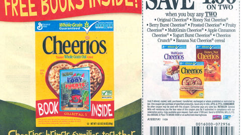 Cheerios 'Free Books' FSI