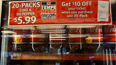 Circle K 'Tempe Music Festival' Cooler Cling