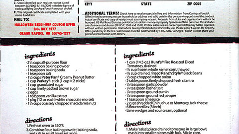 ConAgra Rebate Insert