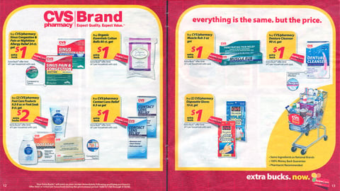 CVS Brand Comparison Feature