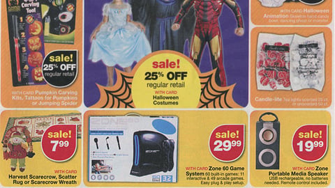 CVS 'Scare Up Some Savings' Feature