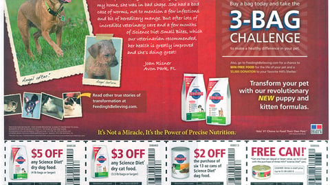 Hill's Science Diet 3-Bag Challenge FSI