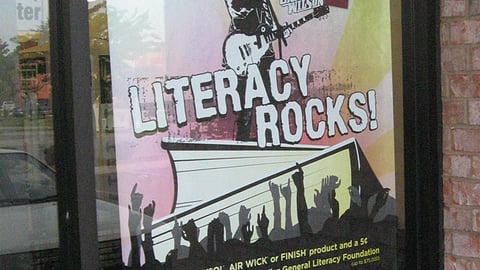 Dollar General Reckitt-Benckiser 'Literacy Rocks' Poster