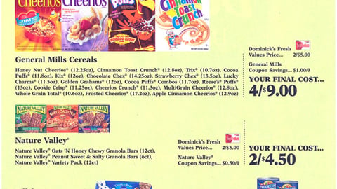 General Mills Dominick's 'Eat at Home' FSI