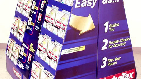 TurboTax Staples Pallet