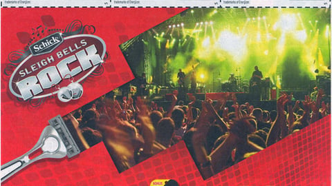 Schick 'Sleigh Bells Rock' FSI