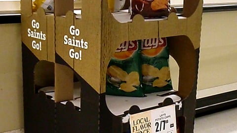 Frito-Lay New Orleans Saints Shippers 