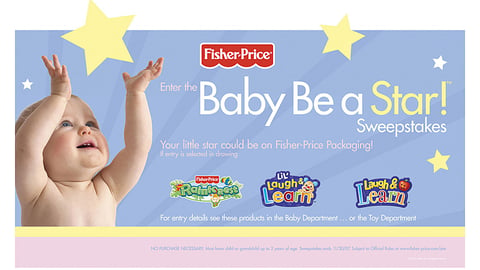 Fisher-Price 'Baby Be a Star' Header