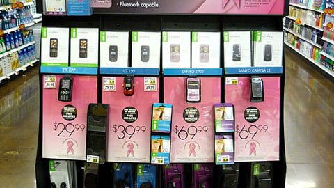 i-Wireless Breast Cancer Awareness Endcap 