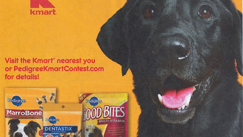 Pedigree Kmart 'Free Food' FSI