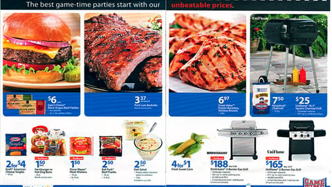 Walmart 'Game Time' Circular Feature