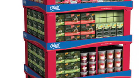 Glade Holiday Candles Floorstand