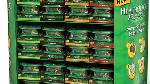 Healthy Choice Fresh Mixers Pallet Display