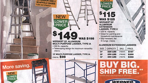 Home Depot Werner Feature