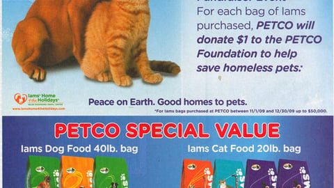 Iams Petco 'Home 4 the Holidays' FSI