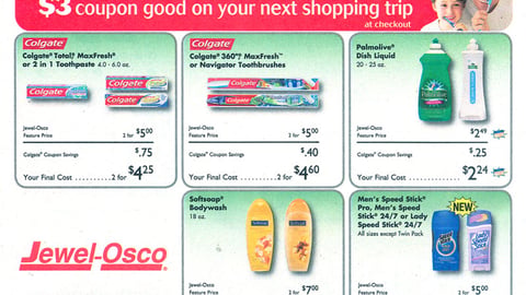 Colgate-Palmolive Jewel 'Healthy Bedtime Habits' FSI