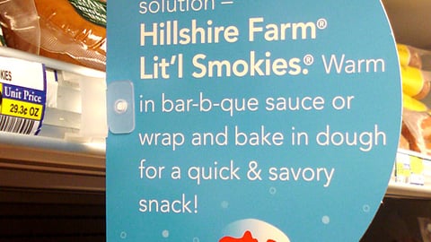 Supervalu Hillshire Farm 'Quick Tip' Shelf Talker